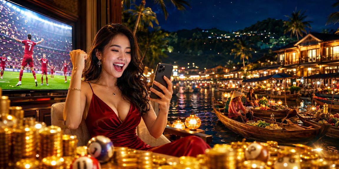 Người chơi tại Phú Quốc kiểm tra kết quả cá cược và tỷ lệ kèo trực tuyến bên bờ biển